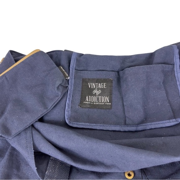 Vintage Addiction Star Large Washed Canvas Tote Bag with Small Pouch - Picture 4 of 10